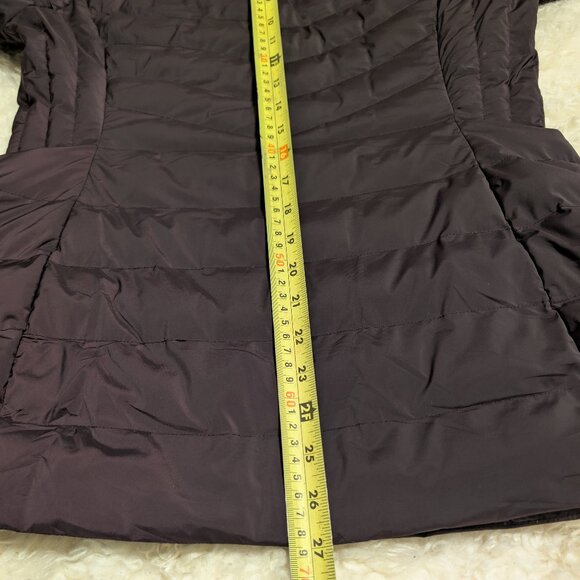 32 Degrees Heat Hooded Puffer Jacket | Acai Berry, Size Small, Lightweight - Picture 11 of 12